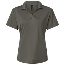 AllPro Women's Charcoal Pro-Lock Performance Polo