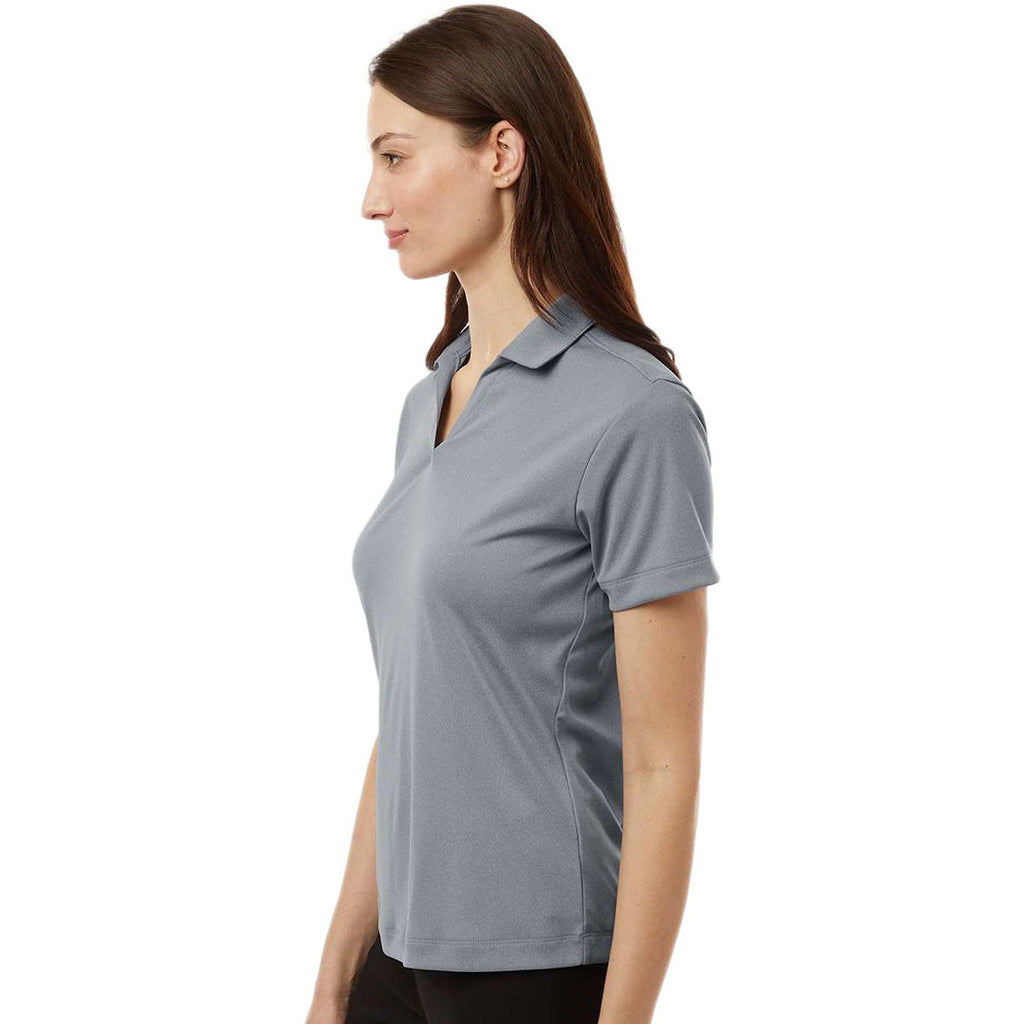 AllPro Women's Heather Steel Pro-Lock Performance Polo