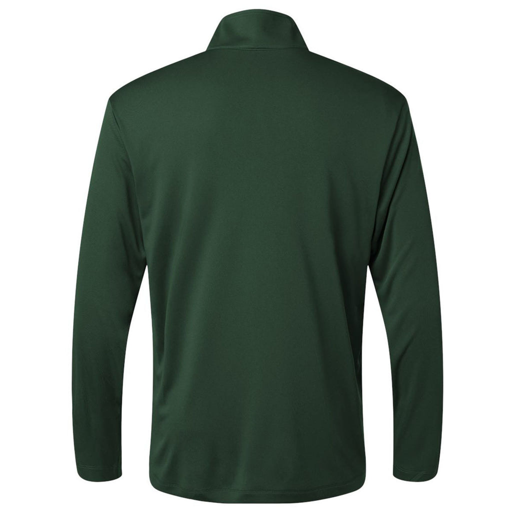 AllPro Men's Forest Green Pro-Lock Performance Quarter-Zip Pullover