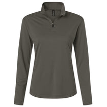 AllPro Women's Charcoal Pro-Lock Performance Quarter-Zip Pullover