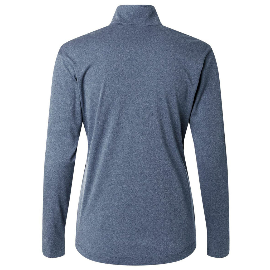 AllPro Women's Heather Navy Pro-Lock Performance Quarter-Zip Pullover