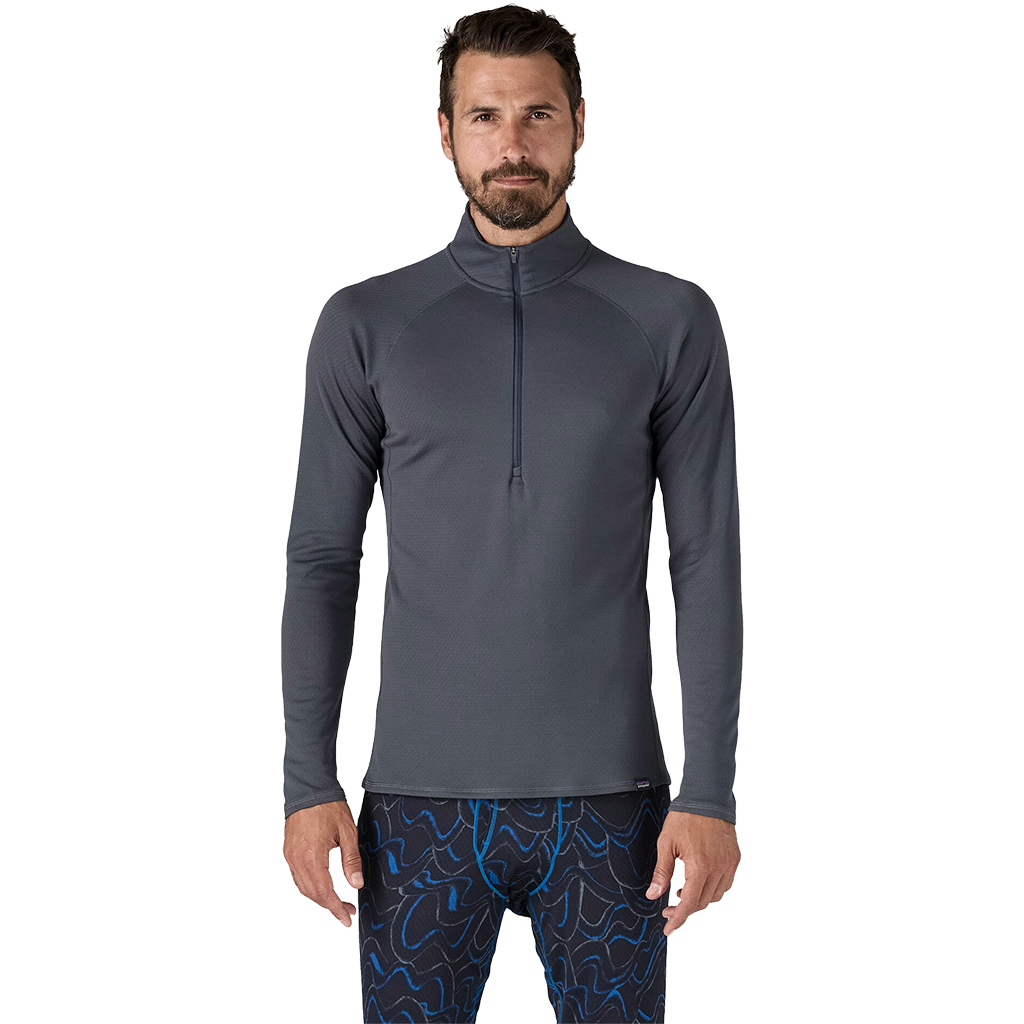 Patagonia Men's Smolder Blue Cap MW Zip Neck