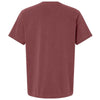 Bella + Canvas Unisex Washed Maroon Heavyweight Garment-Dyed Tee