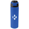 Hit Blue with Black 24 Oz. Pop Sip Recycled Stainless Steel Bottle