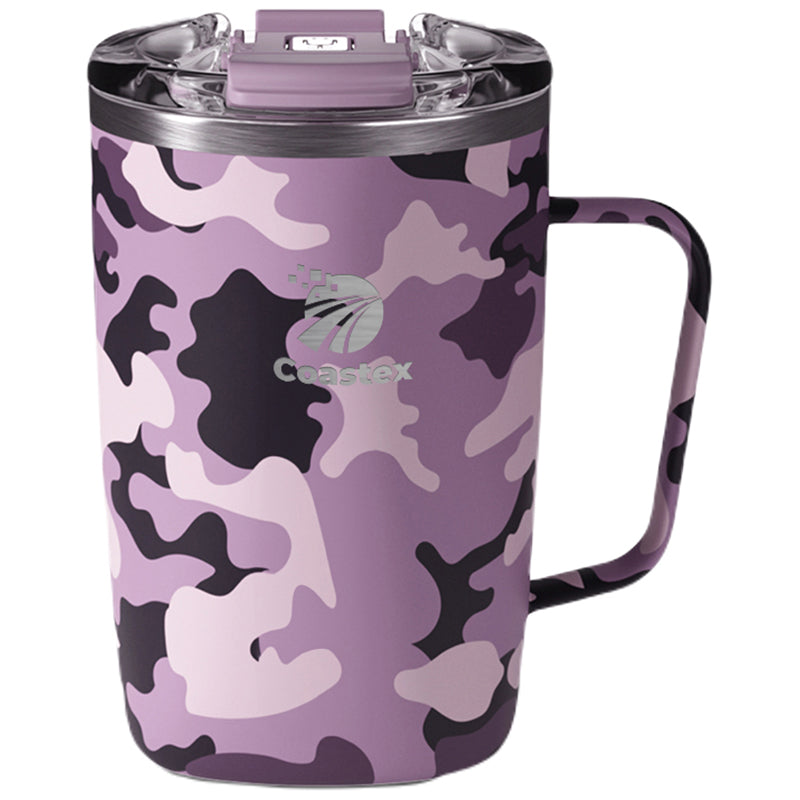 BruMate Mauve Camo 16 Oz. Toddy