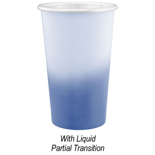 HIT Light Blue/Blue 15 Oz. Color Changing Recycled Aluminum Cup