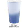 HIT Light Blue/Blue 15 Oz. Color Changing Recycled Aluminum Cup