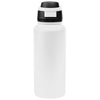 Hit White with Black 32 Oz. Pop Sip Recycled Stainless Steel Bottle