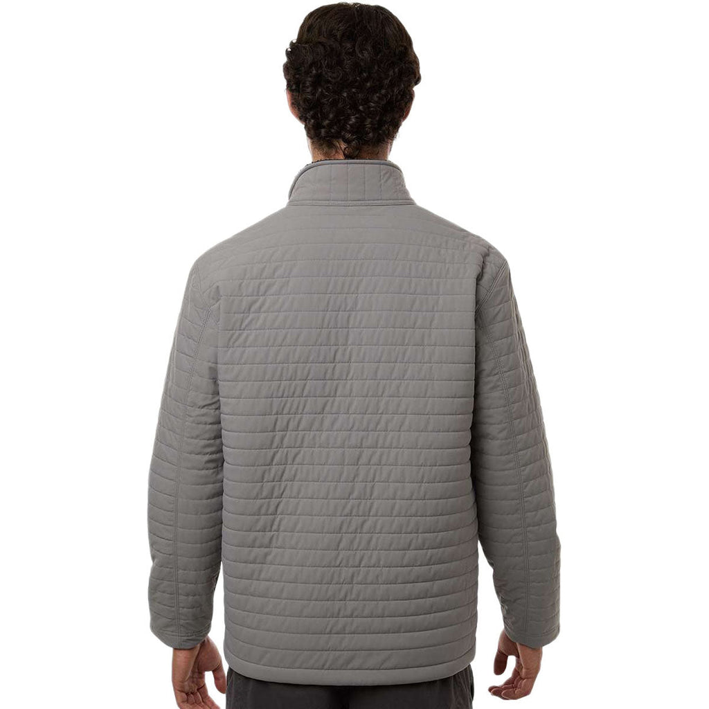 Dri Duck Men's Grey Keystone Full-Zip Jacket