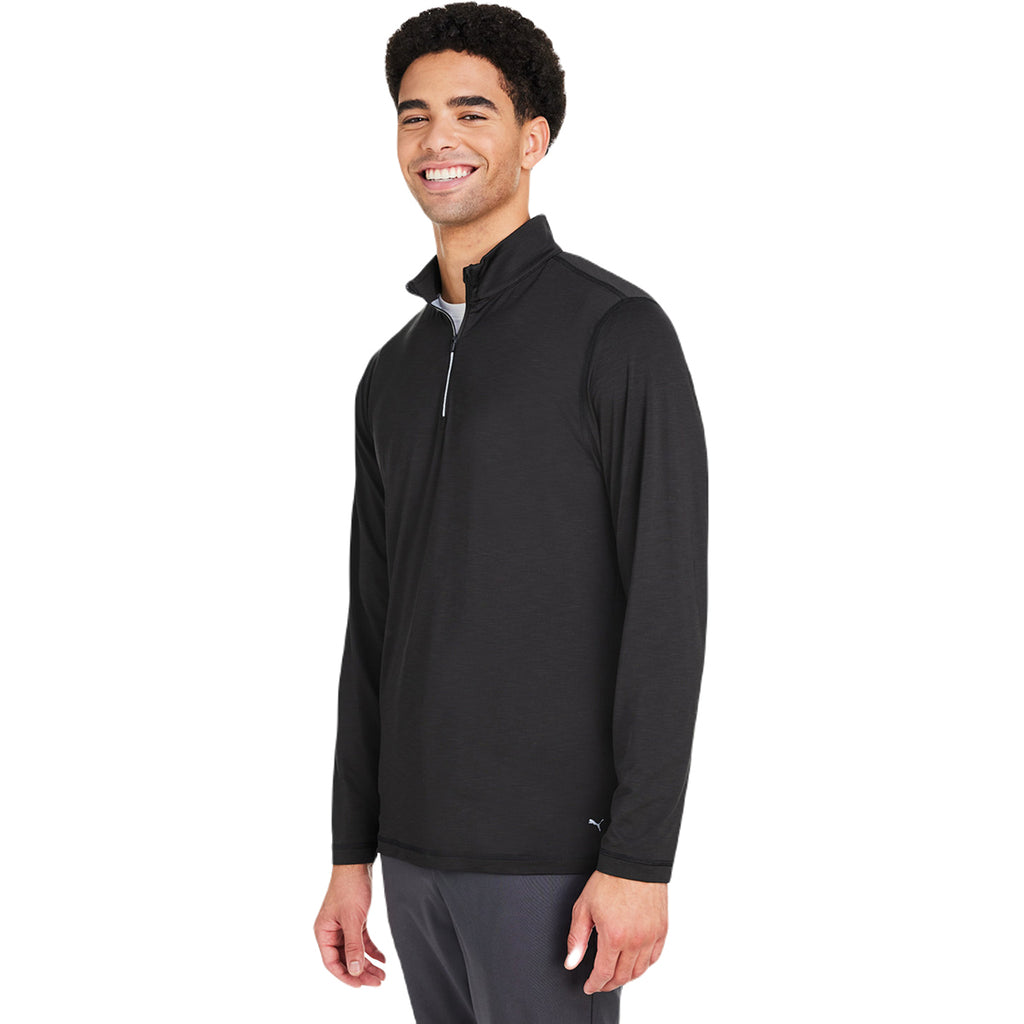 Puma Golf Men's Puma Black You-V Quarter-Zip