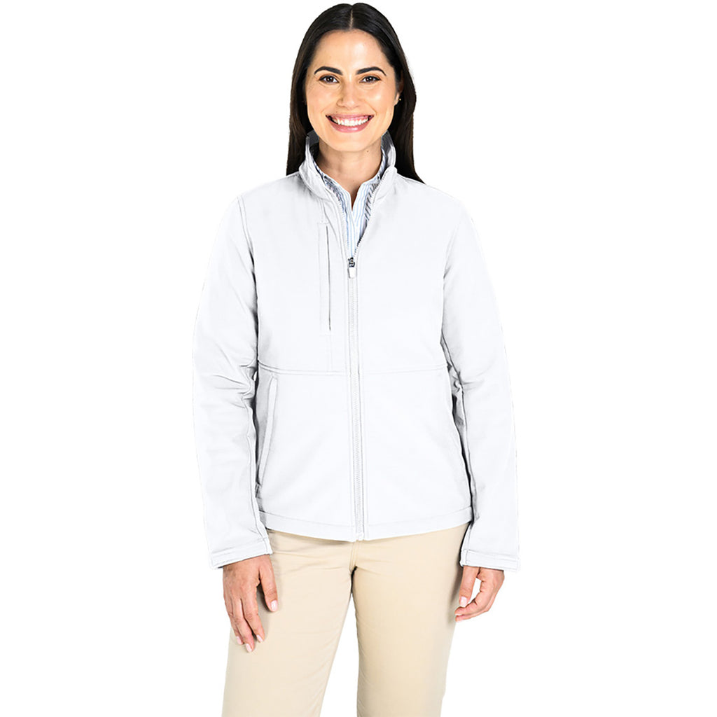 Charles River Women's White Supreme Soft Shell Jacket