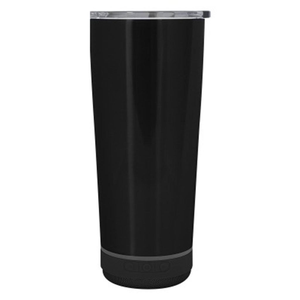 HIT Matte Black 18 oz. Stainless Steel Tune Tumbler with Speaker