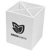 Hit White 4 Compartment Pen & Pencil Cup