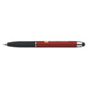 Good Value Red with Black Ink Metallic Cool Grip Stylus Pen