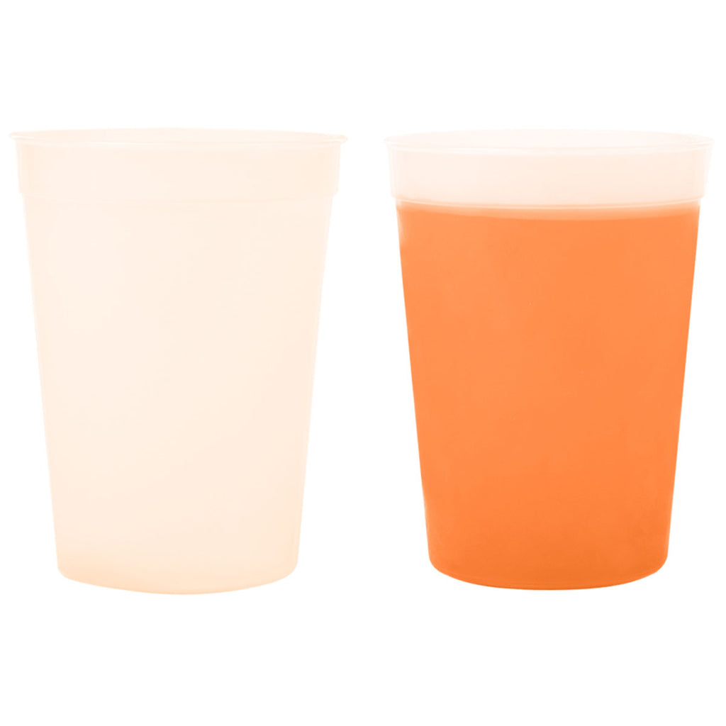 Hit Frosted Orange 12 Oz. Mood Stadium Cup