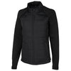 Charles River Women's Black Lotus Hybrid Puffer Jacket