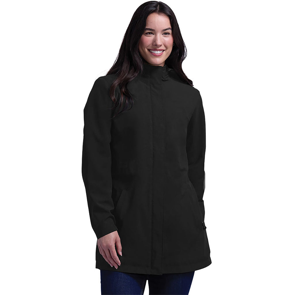 Charles River Women's Black Odyssey Waterproof Parka