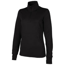 Charles River Women's Black Nu Fitness Quarter Zip