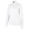 Charles River Women's White Nu Fitness Quarter Zip