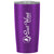 Hit Metallic Purple with Clear Lid 20 Oz. Himalayan Tumbler