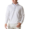 Straight Down Men's White Optic Quarter Zip