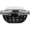 Ello Black Duraglass Lunch Bowl