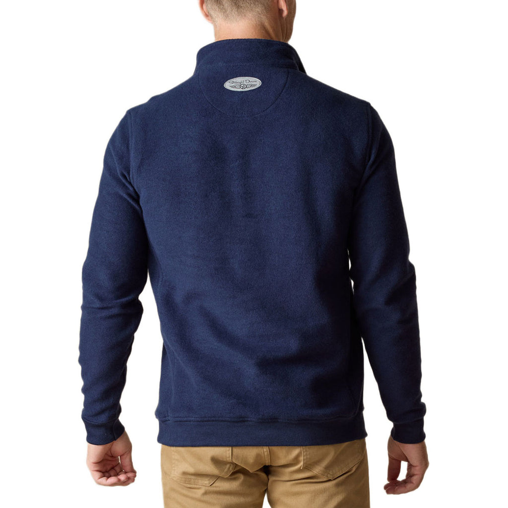 Straight Down Men's Indigo Major Quarter Zip