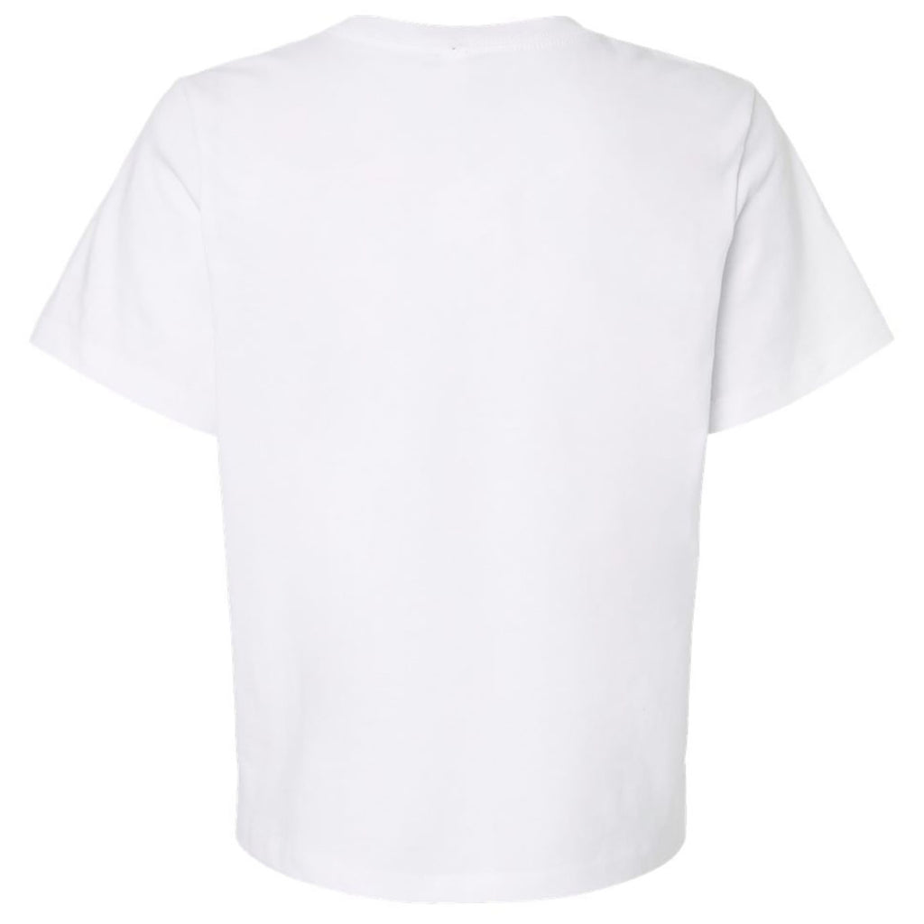 Bella + Canvas Women's White 6 oz Heavyweight Tee