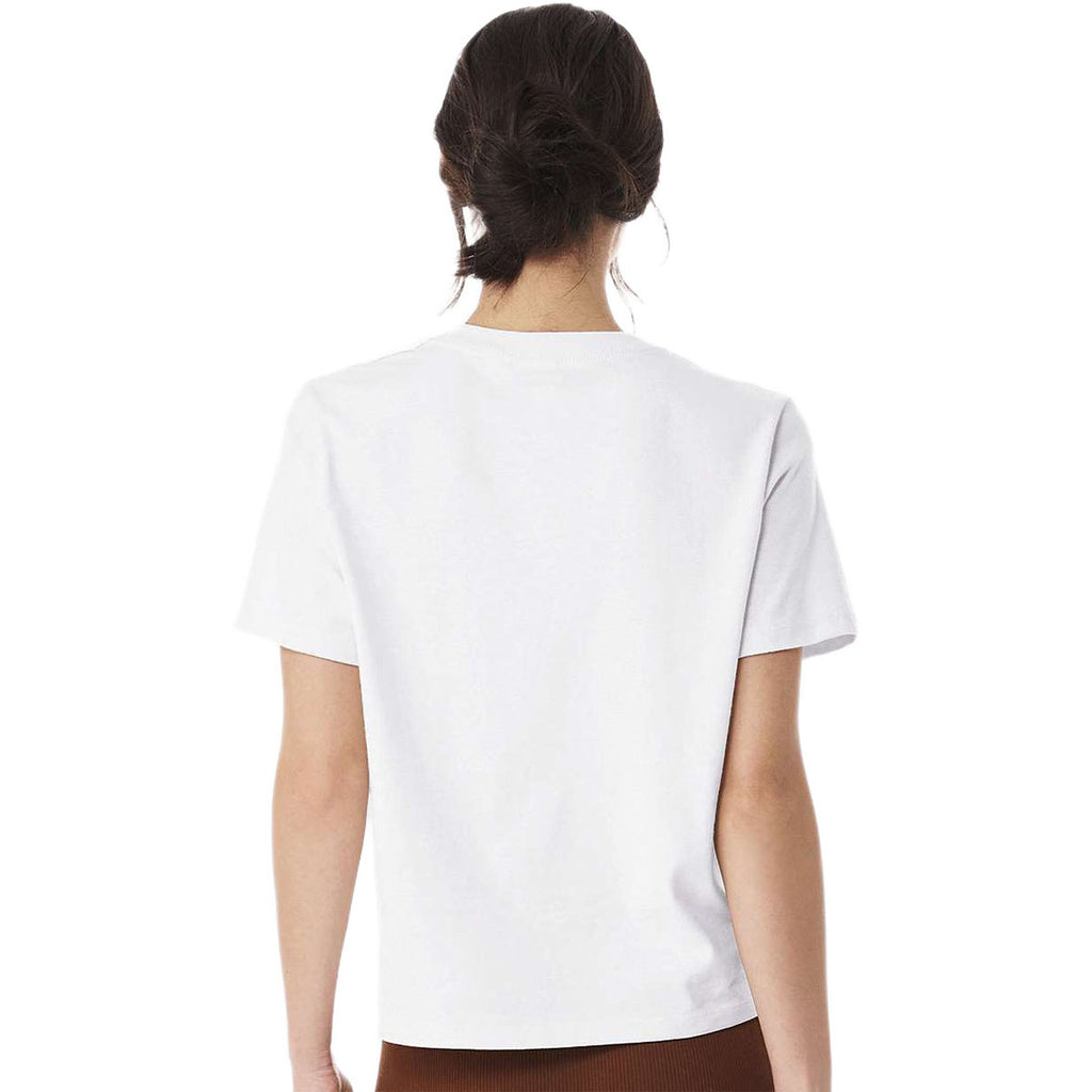 Bella + Canvas Women's White 6 oz Heavyweight Tee