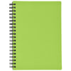 Hit Lime Gren Rubbery Spiral Notebook