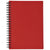 Hit Red Rubbery Spiral Notebook