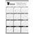 Triumph Calendars Black & White Black & White Time Management Span-A-Year Non-Laminated