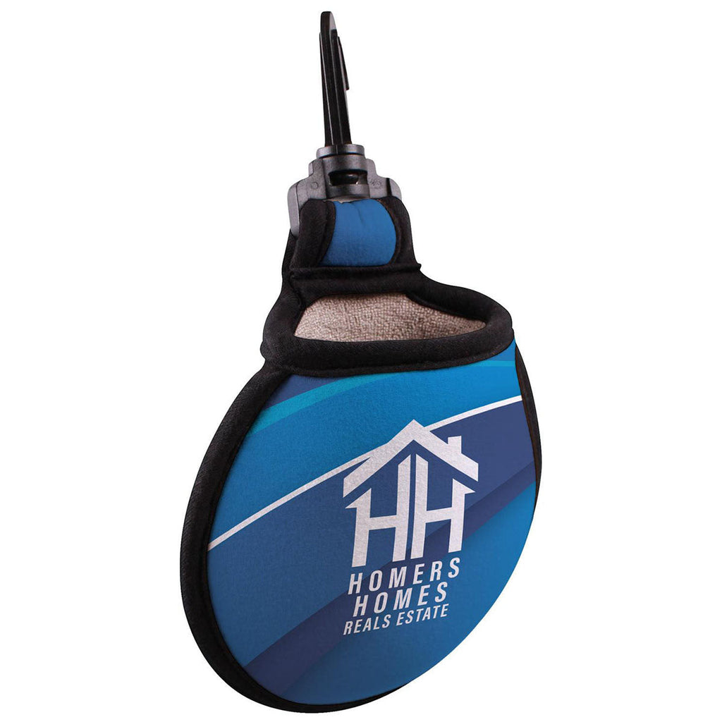 Toddy Black Trim/Black Plush Gear Featherlite Golf Ball Cleaner