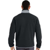 Puma Golf Men's Puma Black/Slate Sky Fleece Quarter Zip Pullover