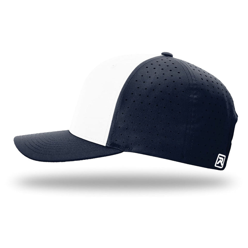 Richardson White/Navy/Navy Laser Perf R-Flex Snapback