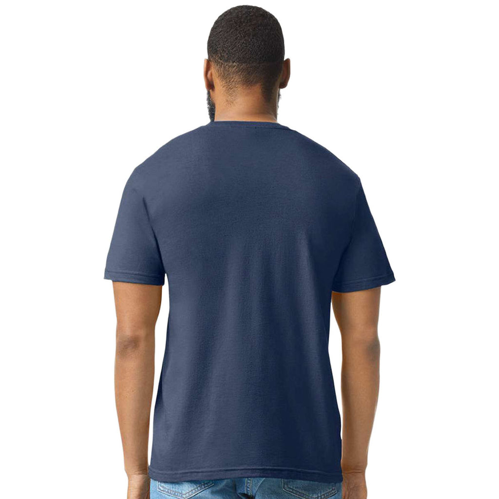 Gildan Unisex Navy Mist Softstyle CVC T-Shirt