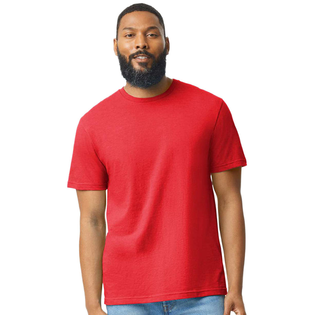 Gildan Unisex Red Mist Softstyle CVC T-Shirt