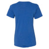 Bella + Canvas Women's True Royal Triblend Relaxed Fit Triblend Tee