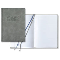 Castelli Light Grey Chia Slim Grande Lined White Page Journal