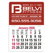 Triumph Calendars Navy Vinyl Press-N-Stick Standard Calendar