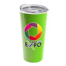 Garyline Lime Green Roadmaster Travel Tumbler with Clear Slider Lid - 18 oz.