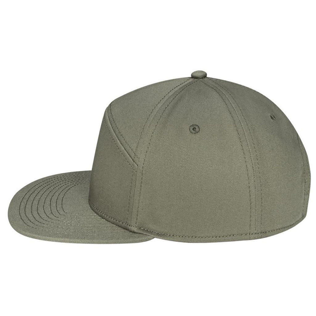 Pukka Olive Green Tradesman Hybrid Six-Panel Cap