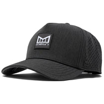 Melin Heather Charcoal Odyssey Stacked Hydro Performance Snapback Hat