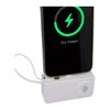 Leed's White Hue Plus 5000 mAh Power Bank with Watch Charger