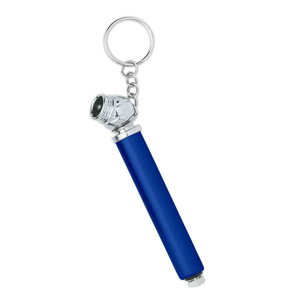 Hit Blue Mini Tire Gauge Key Chain