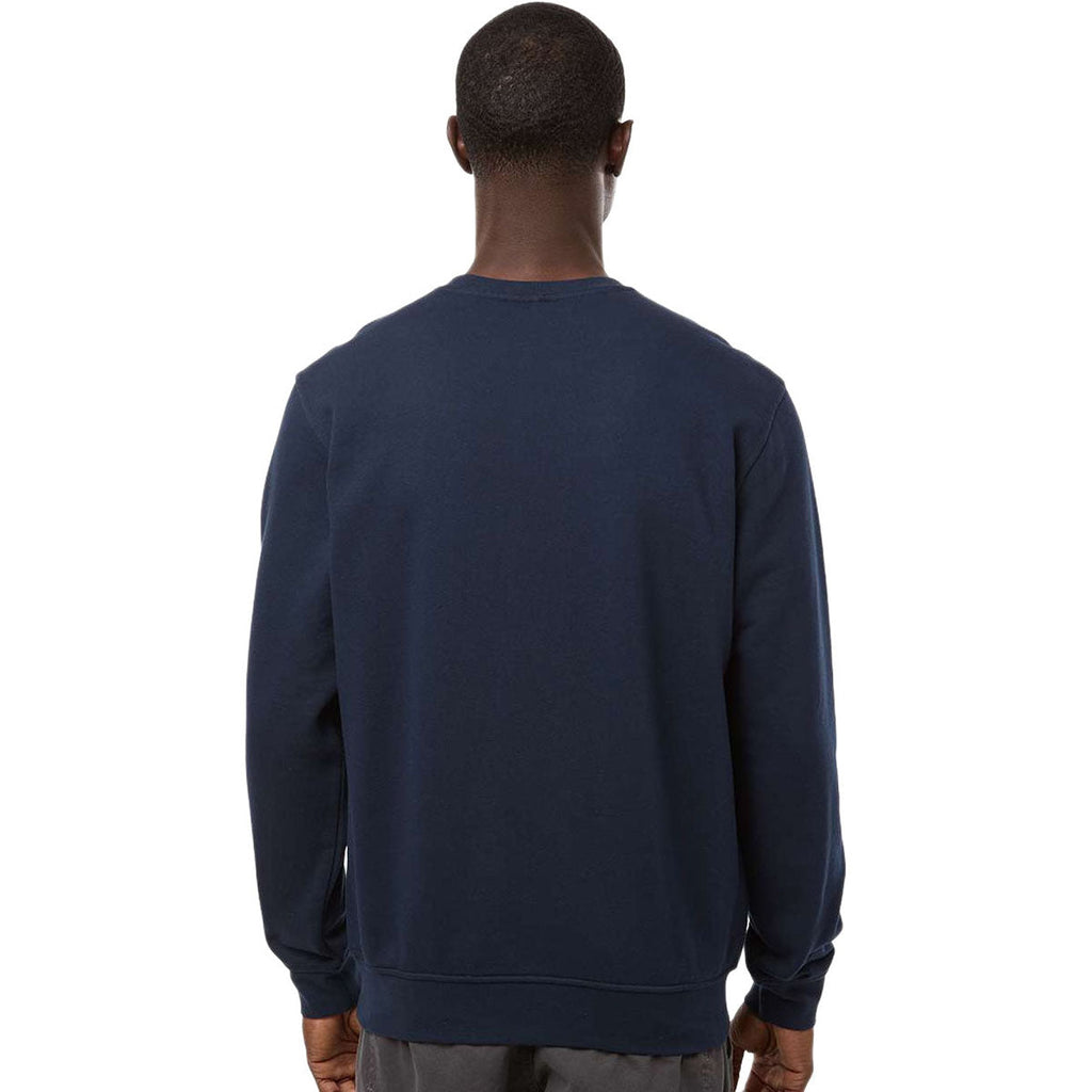 Dri Duck Men's Navy Granit Crewneck Pullover
