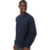 Dri Duck Men's Navy Granit Crewneck Pullover
