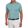 Holderness & Bourne Men's Cascade Green/White/Pacific Blue The Springer Shirt