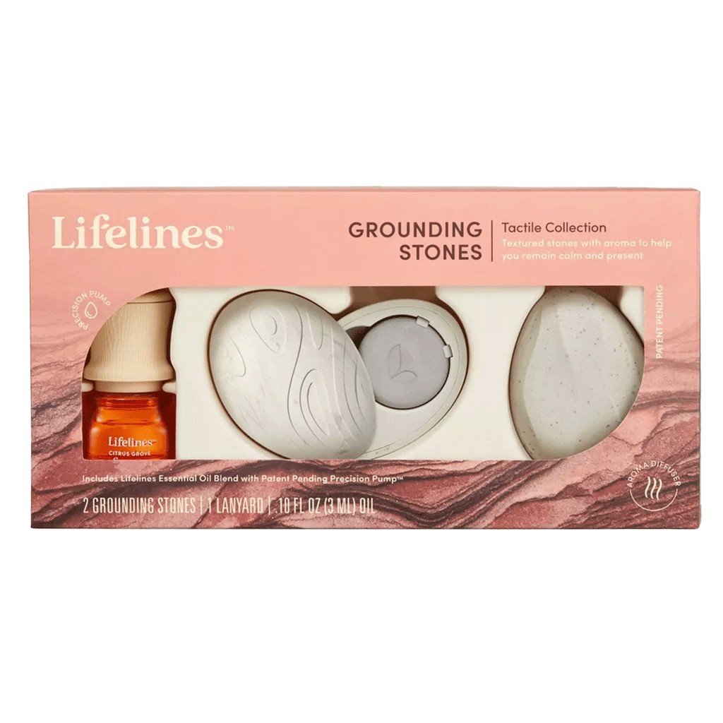 Lifelines Grounding Stones - Tactile Collection plus Essential Oil Blend