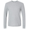 Next Level Unisex Heather Grey Ideal Thermal Long Sleeve T-Shirt